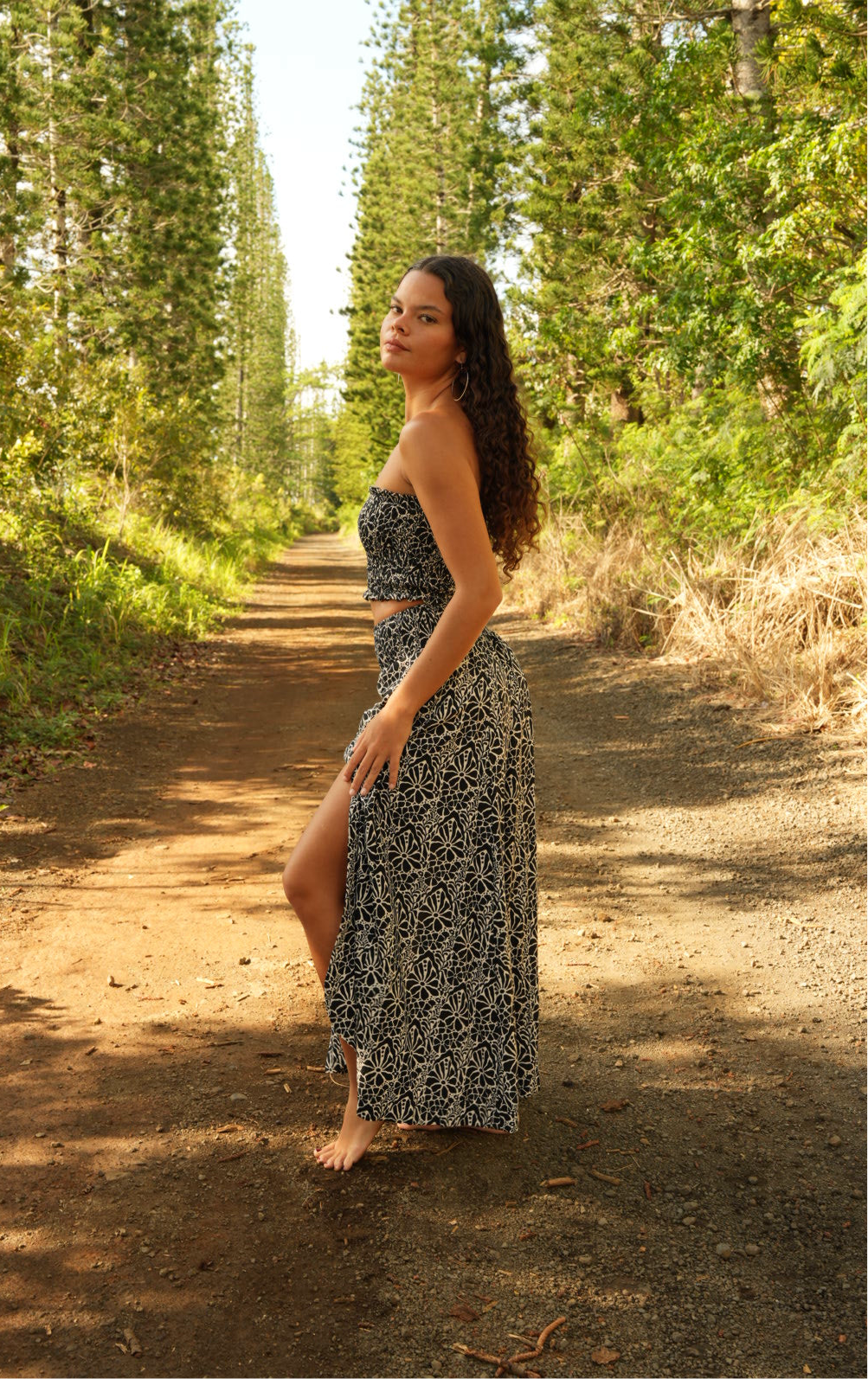 Alaia Skirt - Magnolia Black - KHUSH 53